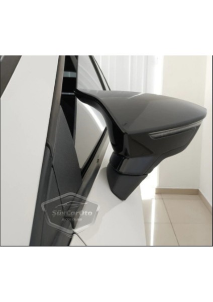 Seat Leon Mk3 Mk3.5 2012-2020 Batman Yarasa Ayna Kapağı Piano Black Abs Plastik fiyatları
