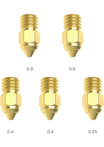 Creality Mk-St Nozzle Kit 5 Adet