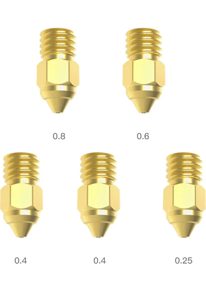 Creality 3D Creality Mk-St Nozzle Kit 5 Adet