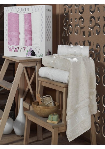 Bambu Hamam Takımı 4'lü Set