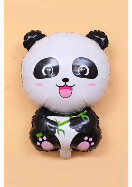 Sevimli Panda Folyo Helyum Balon