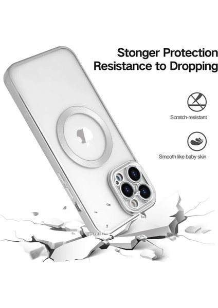 Apple Iphone 12 Kılıf Kamera Çıkıntı Koruma Parlak Renkli Manyetik Magsafe Halkalı Şeffaf fiyatları