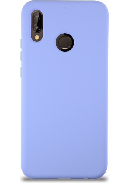 Caseworld Xiaomi Redmi Note 7 Pro Kapak Içi Kadife Kamera Korumalı Lansman Silikon Kılıf - Lila