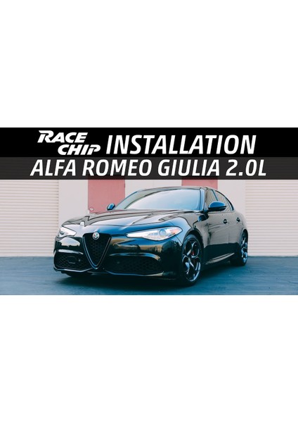 Alfa Romeo Giulia 2.0T 280 Ps Racechip Gts5 Chiptuning Power Box +30 Ps +115 Nm Tork