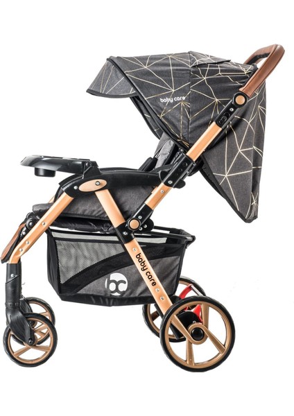 Baby Care 55 Maxi Pro Çift Yönlü Bebek Arabası Siyah