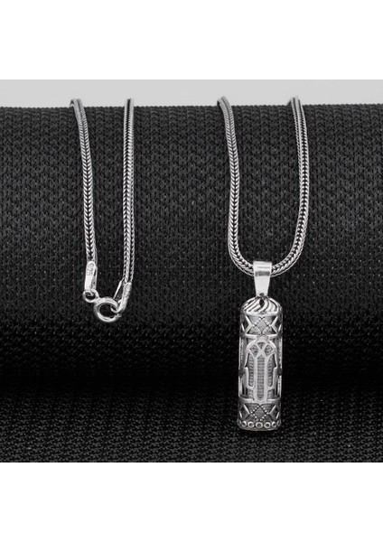 Fatma'nın Eli Cevşeni Kebir Dualı 925 Ayar Gümüş Kolye