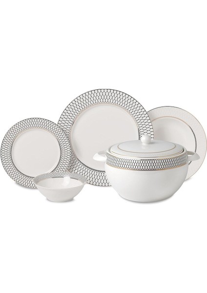 A8362 Perla Collection 60 Parça Yemek Takımı