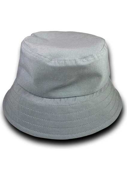 Kova Şapka Balıkçı Şapka Bucket Hat Gri
