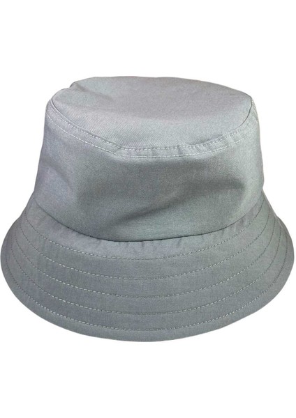 Kova Şapka Balıkçı Şapka Bucket Hat Gri