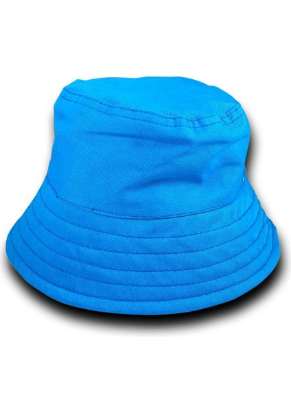 Kova Şapka Balıkçı Şapka Bucket Hat Mavi