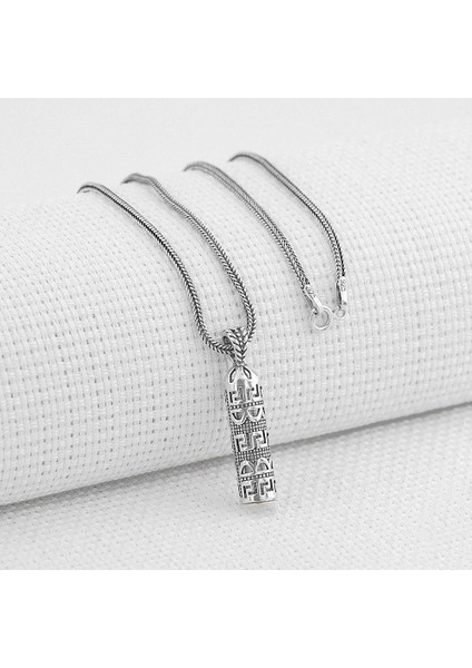 Cevşeni Kebir Dualı Kalın Zincirli 925 Ayar Gümüş Cevşen Kolye fiyatları