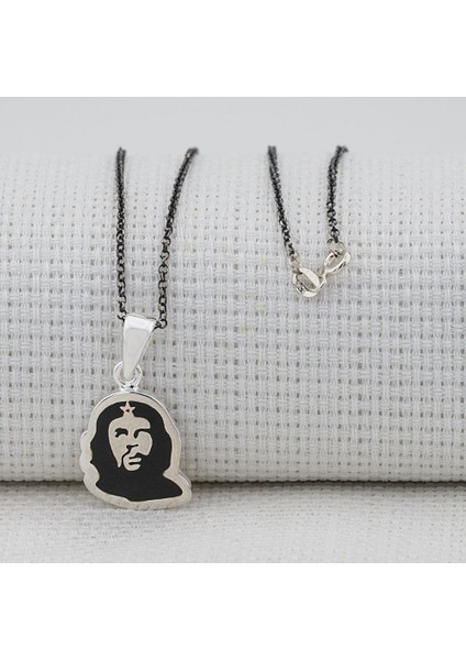 Che Guevara 925 Ayar Gümüş Bayan Kolye