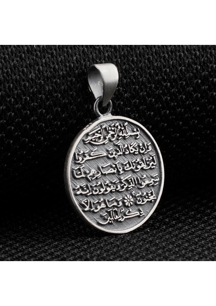 Ayetel Kürsi ve Nazar Dualı 925 Ayar Gümüş Kolye Ucu fiyatları