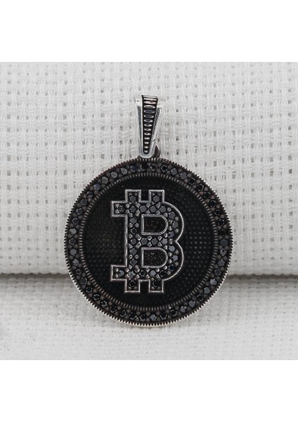 Bitcoin 925 Ayar Gümüş Kolye Ucu fiyatları