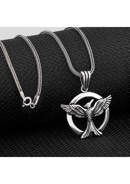 Anka Kuşu 925 Ayar Gümüş Kolye fiyatları