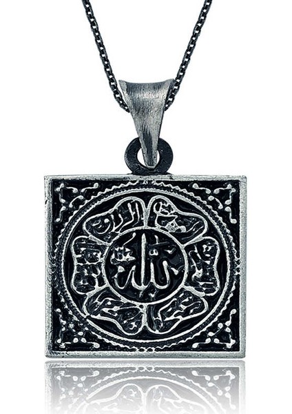 Gümüş Allah Yazılı Bayan Kolye fiyatları