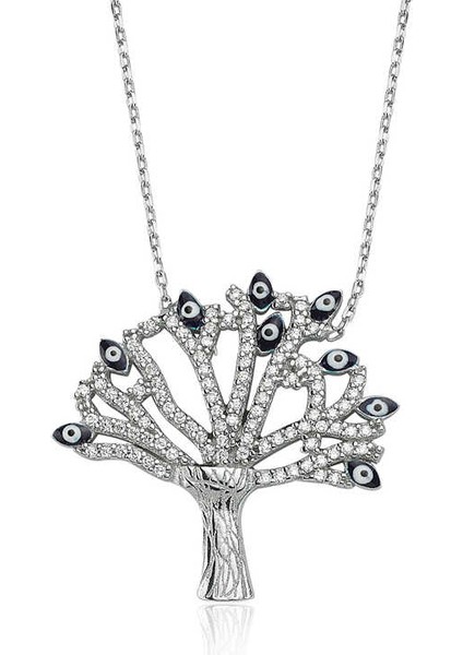 Gümüş Dilek Ağacı Bayan Kolye fiyatları