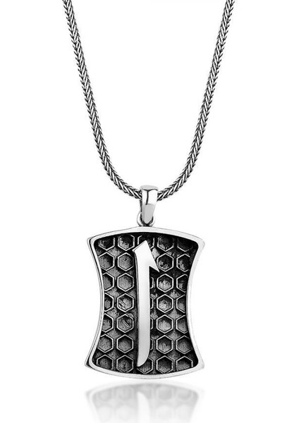 Elif Desenli Erkek Kolye