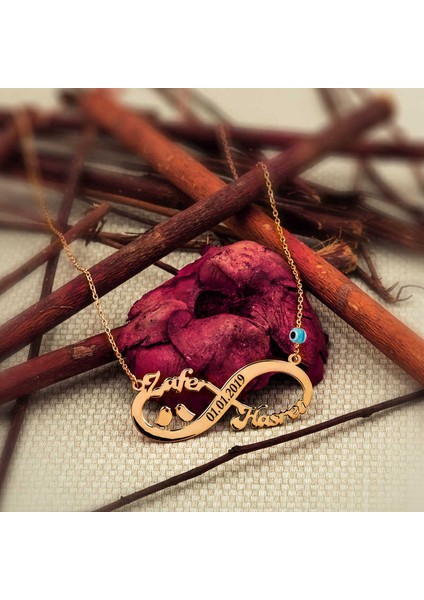 ​gümüş Kuşlu Sonsuzluk Isimli Kolye fiyatları