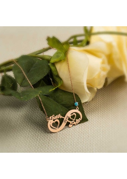 ​gümüş Kalpli Sonsuzluk Isimli Kolye fiyatları