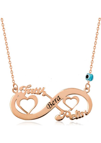 ​gümüş Kalpli Sonsuzluk Isimli Kolye fırsatları