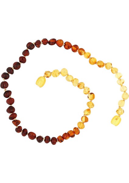 Bebek Damla Kehribar Diş Kolye