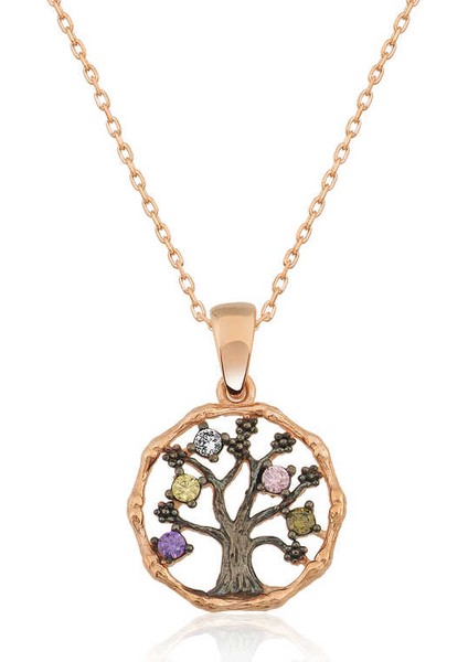 Gümüş Küçük Hayat Ağacı Bayan Kolye fiyatları