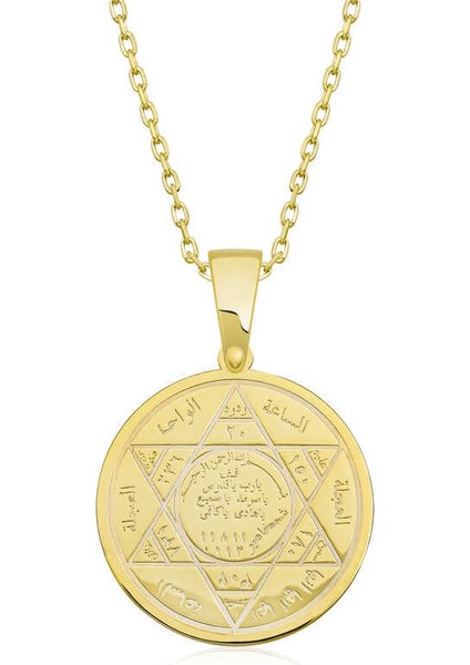 ​gümüş Süleyman Mührü Kolye