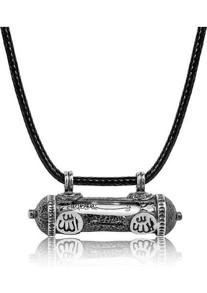 Gümüş Allah Yazılı Cevşen Dualı Kolye modelleri
