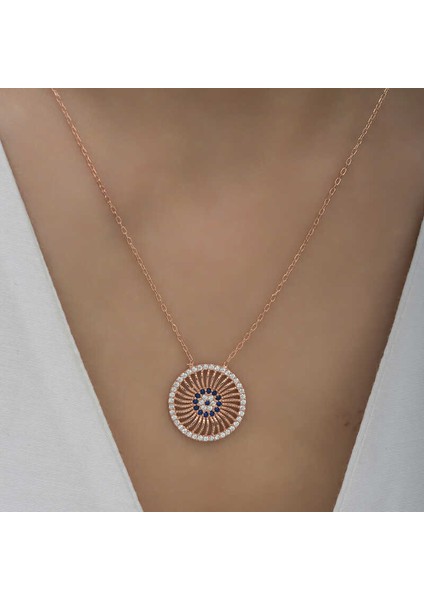 ​gümüş Nazar Kadın Kolye modelleri