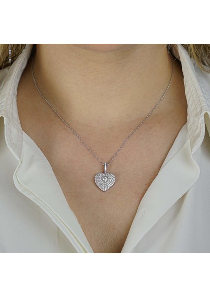 Kalp Tasarımlı Isim Harf Yazılabilir Açılıp Kapanabilir 925 Ayar Gümüş Kadın Kolye fiyatları