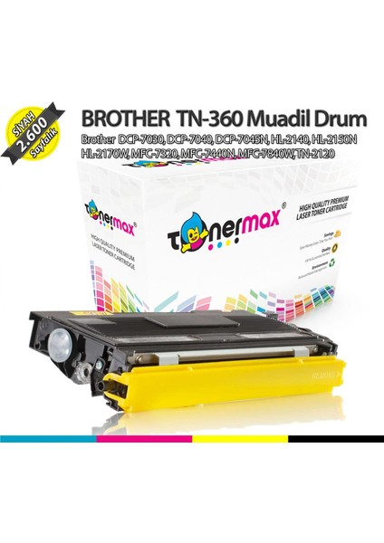 Brother TN-2150 Muadil Toner / Brother DCP-7030 Muadil Toneri fiyatları