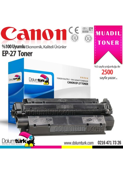 Canon Ep-27 Muadil Toner / Canon MF-3220 Muadil Toner