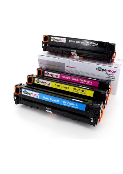 Hp Color Laserjet CP1215 Muadil Toner/ Hp 125A / CB540A Muadil Toner