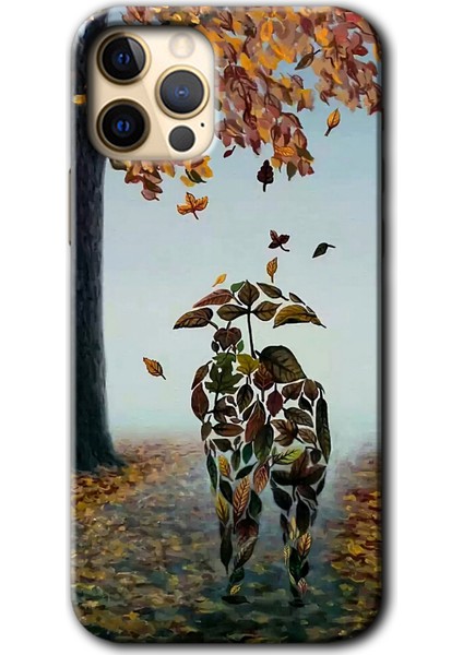 Apple iPhone 11 Pro Kılıf Hd Desen Baskılı Arka Kapak + Temperli Cam - Doğadan Aşk
