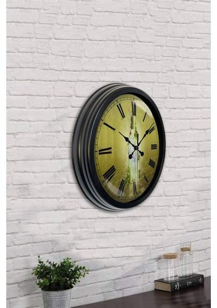 40 cm Siyah Metal Şişe Duvar Saati indirimleri
