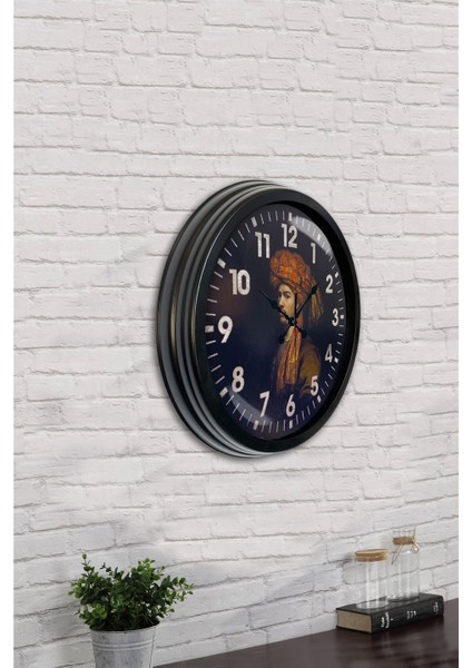 40 cm Siyah Metal Osmanlı Duvar Saati indirimleri