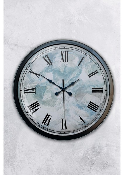 40 cm Siyah Metal Izmir Duvar Saati