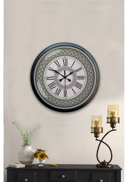 40 cm Siyah Metal Roma Rakamlı Duvar Saati fiyatları