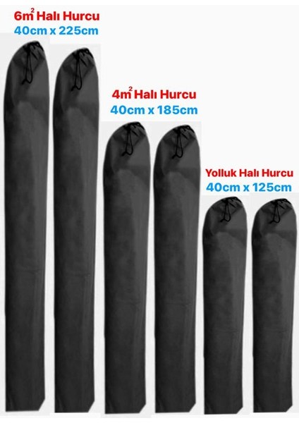 6 Adet Halı Hurcu, Halı Kılıfı, Halı Koruyucu, Halı Ambalajı