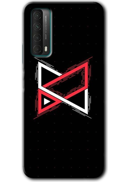 Huawei P Smart 2021 Kılıf Hd Desen Baskılı Arka Kapak + Temperli Cam - Kilit