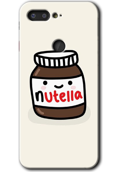 General Mobile Gm 9 Pro Kılıf Hd Desen Baskılı Arka Kapak + Temperli Cam - Nutella Aşkım