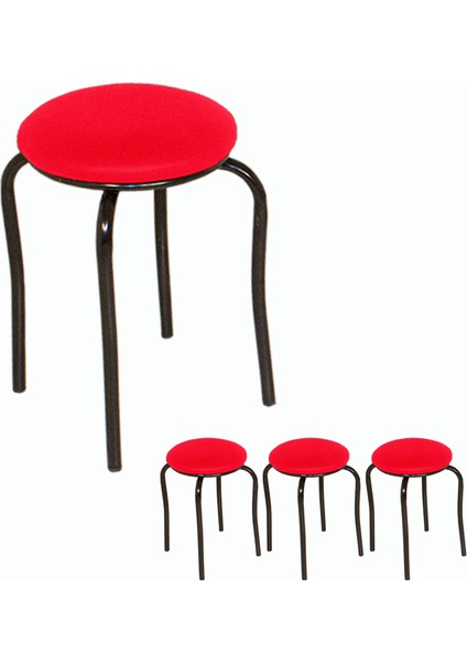 Tabure Esb (4 Adet Fiyatıdır) - Kırmızı
