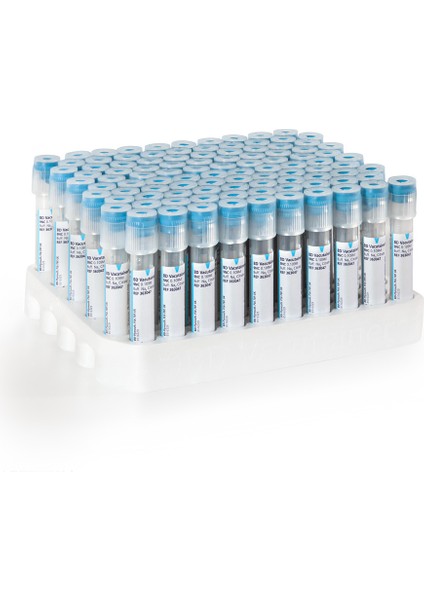 100 Adet Sodyum Sitratlı Tüp | Mavi Kapak 1.8ml