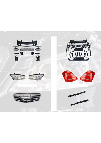 Mercedes w221 s63 s65 body kit full set