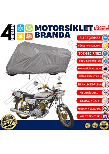 Kuba Çita 150 R Gold Arka Çanta Uyumlu Motosiklet Brandasısı fiyatları