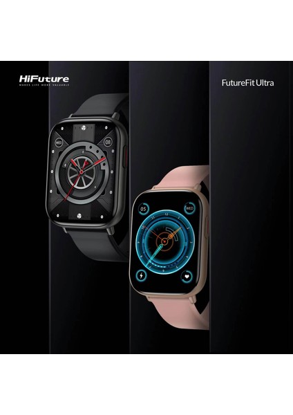 Hifuture Futurefit Ultra Süper Ince Amoled Ekran IP68 Siyah Akıllı Saat Türkçe Dil Desteği Bulunmuyor.