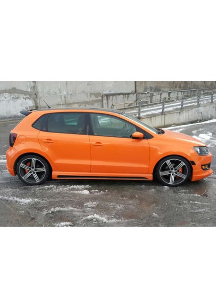 Vw Polo Mk5 Rieger Marşpiyel Seti Mat Siyah Plastik 2009 ve 2017 Arası