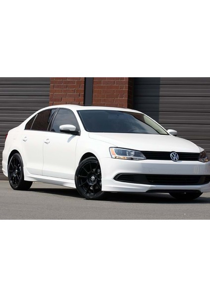 Vw Jetta Mk6 R Line Marşpiyel Seti Mat Siyah Plastik 2010 2011 2012 2013 2014 2015 2016 2017 2018