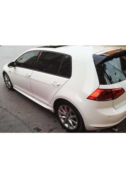 Vw Golf 7.5 Aero Marşpiyel Seti Mat Siyah Plastik 2018 2019